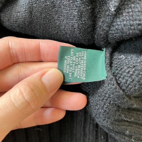 Polo Ralph Lauren Aztec Lambswool Blend Zip Sweater - Women's Size Petite Small - Picture 4 of 9